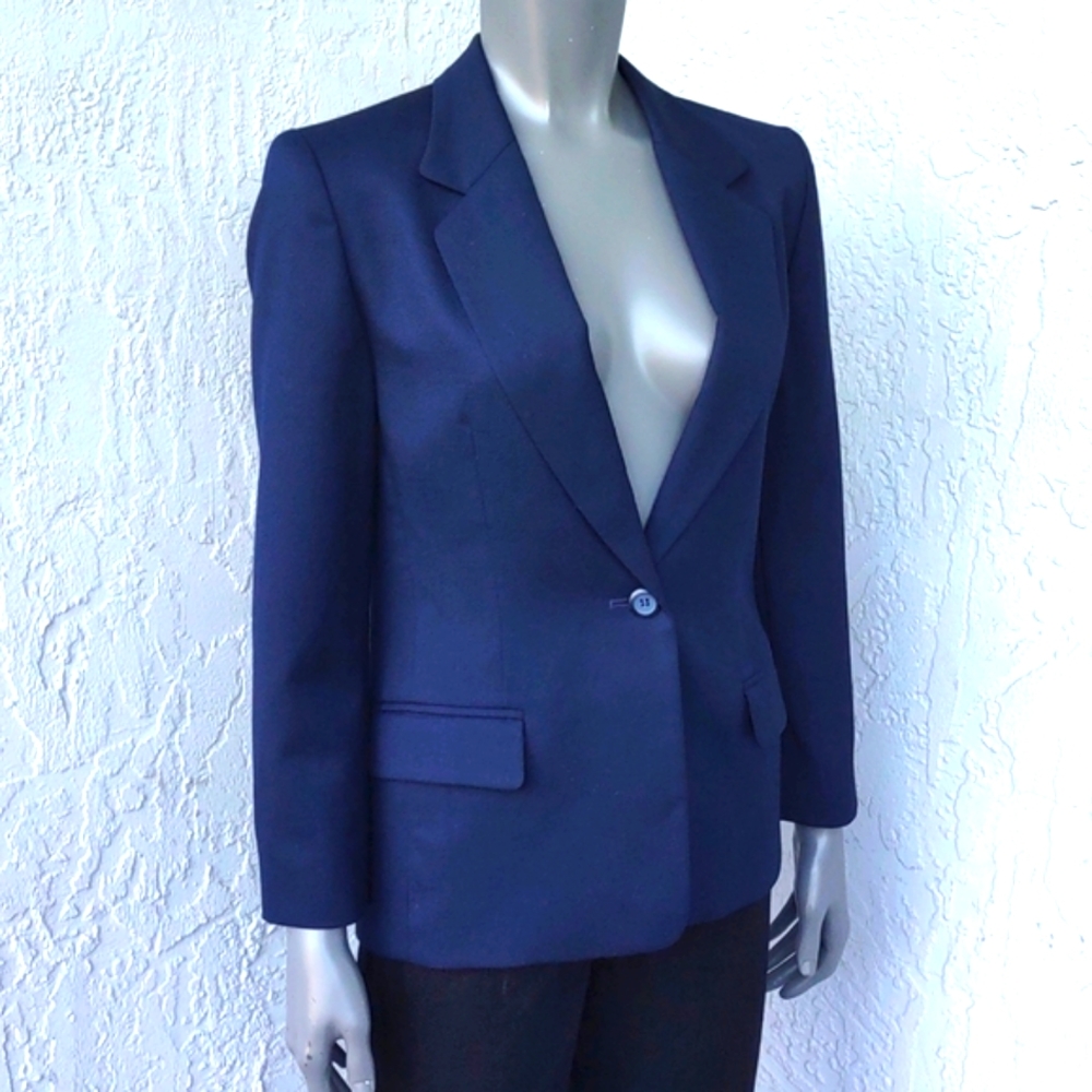 PENDLETON PETITE LADIES VINTAGE (1)BUTTON LUXURY BLAZER ((USA)